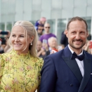 Kronprinsparet ankommer Deichman Bjørvika og feiringen av datterens myndighetsdag. Foto: Sara Svanemyr, Det kongelige hoff